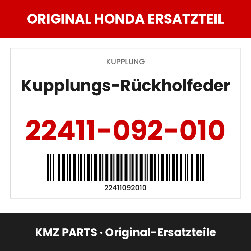 Honda Original Kupplungs-Rückholfeder 22411-092-010