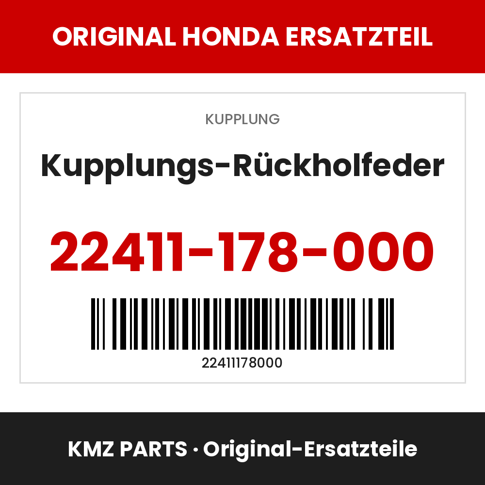 Honda Original Kupplungs-Rückholfeder 22411-178-000