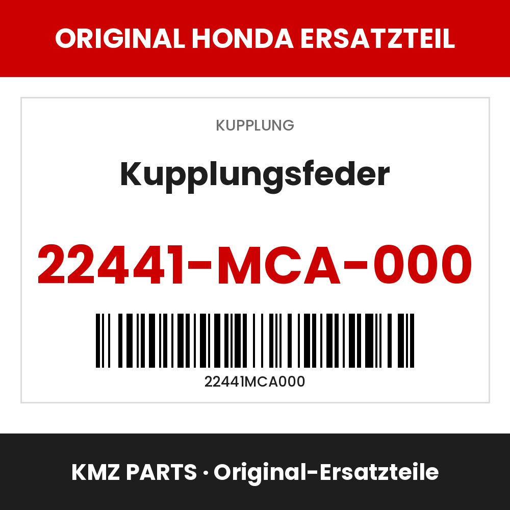 Honda Original Kupplungsfeder 22441-MCA-000