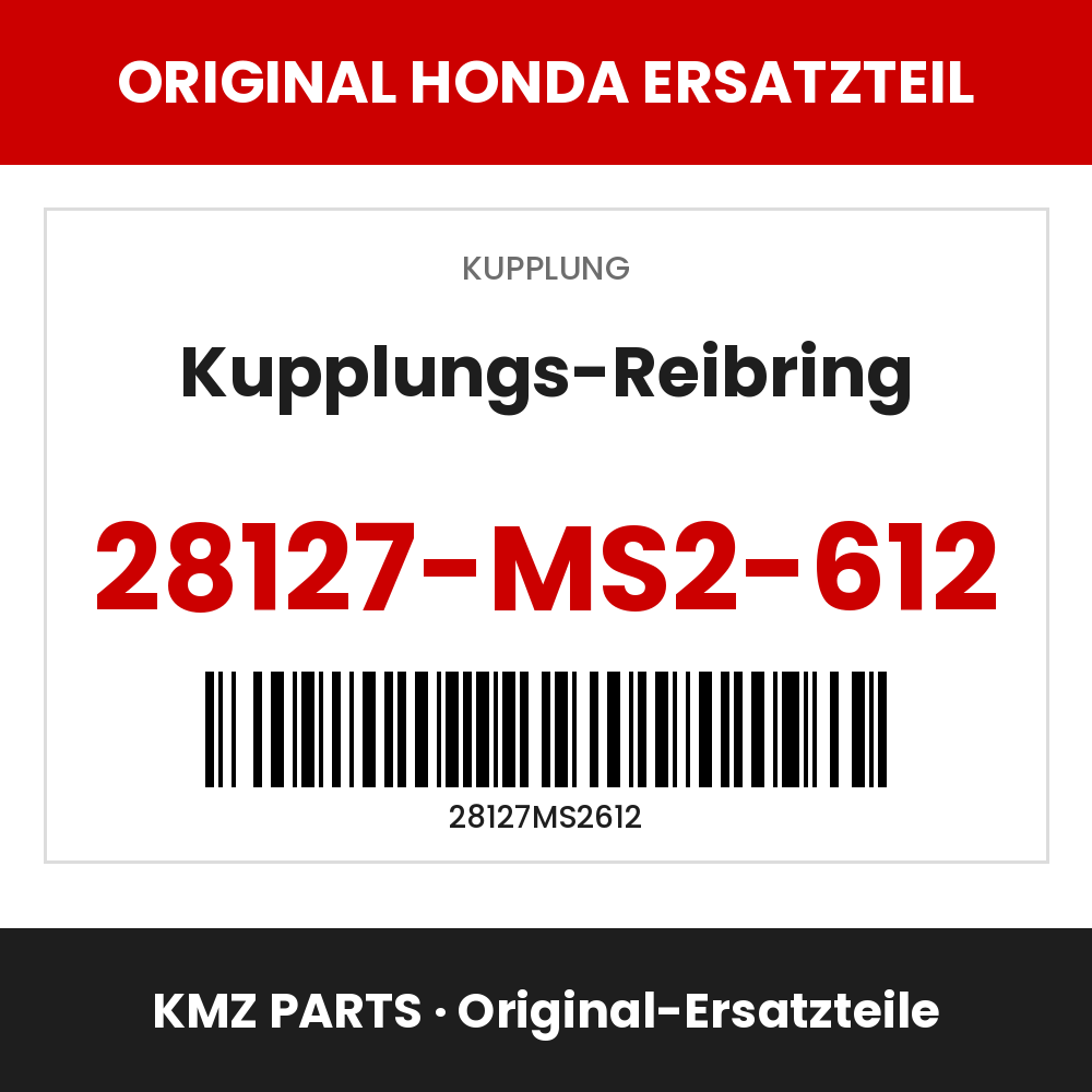 Honda Original Kupplungs-Reibring 28127-MS2-612