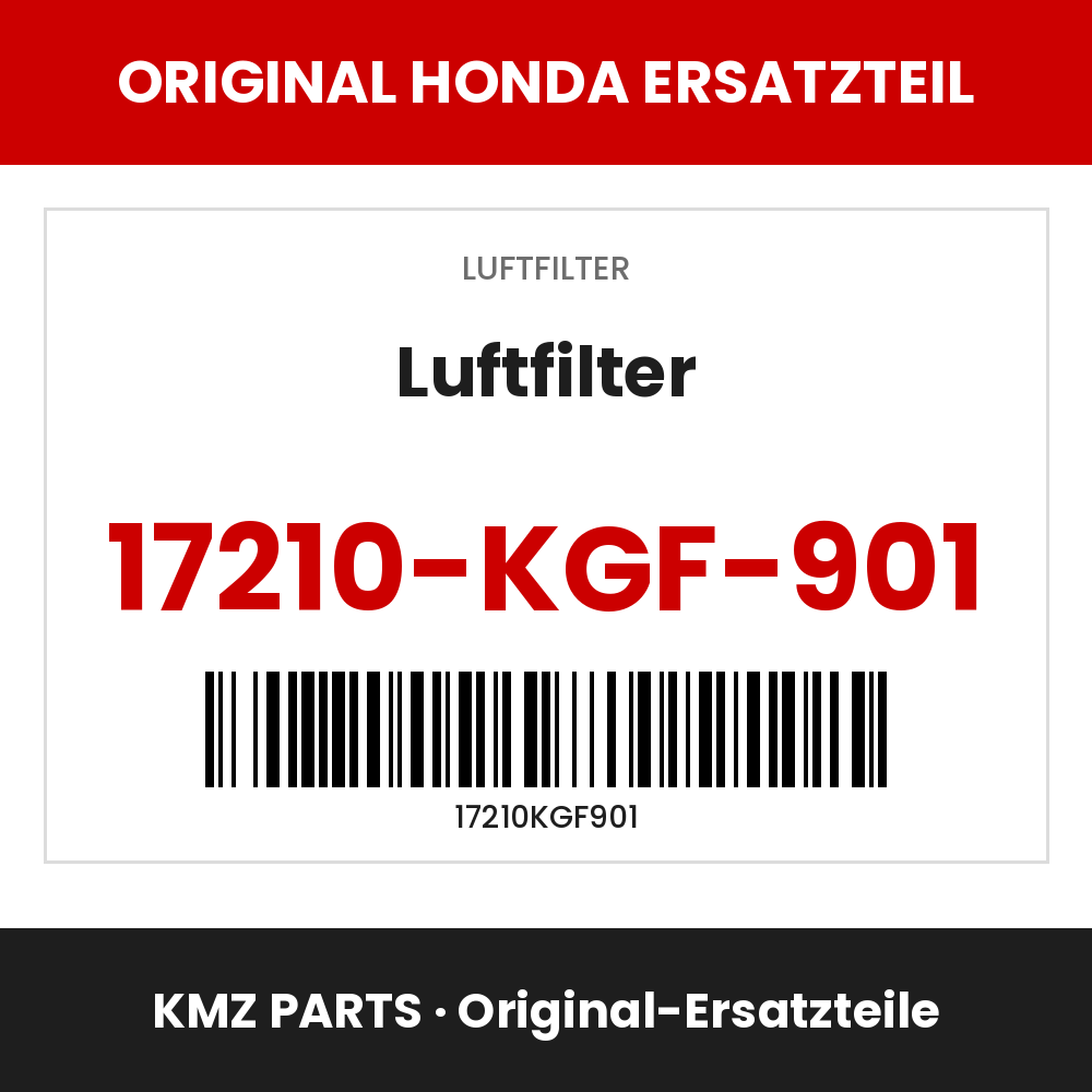 Honda Original Luftfilter 17210-KGF-901