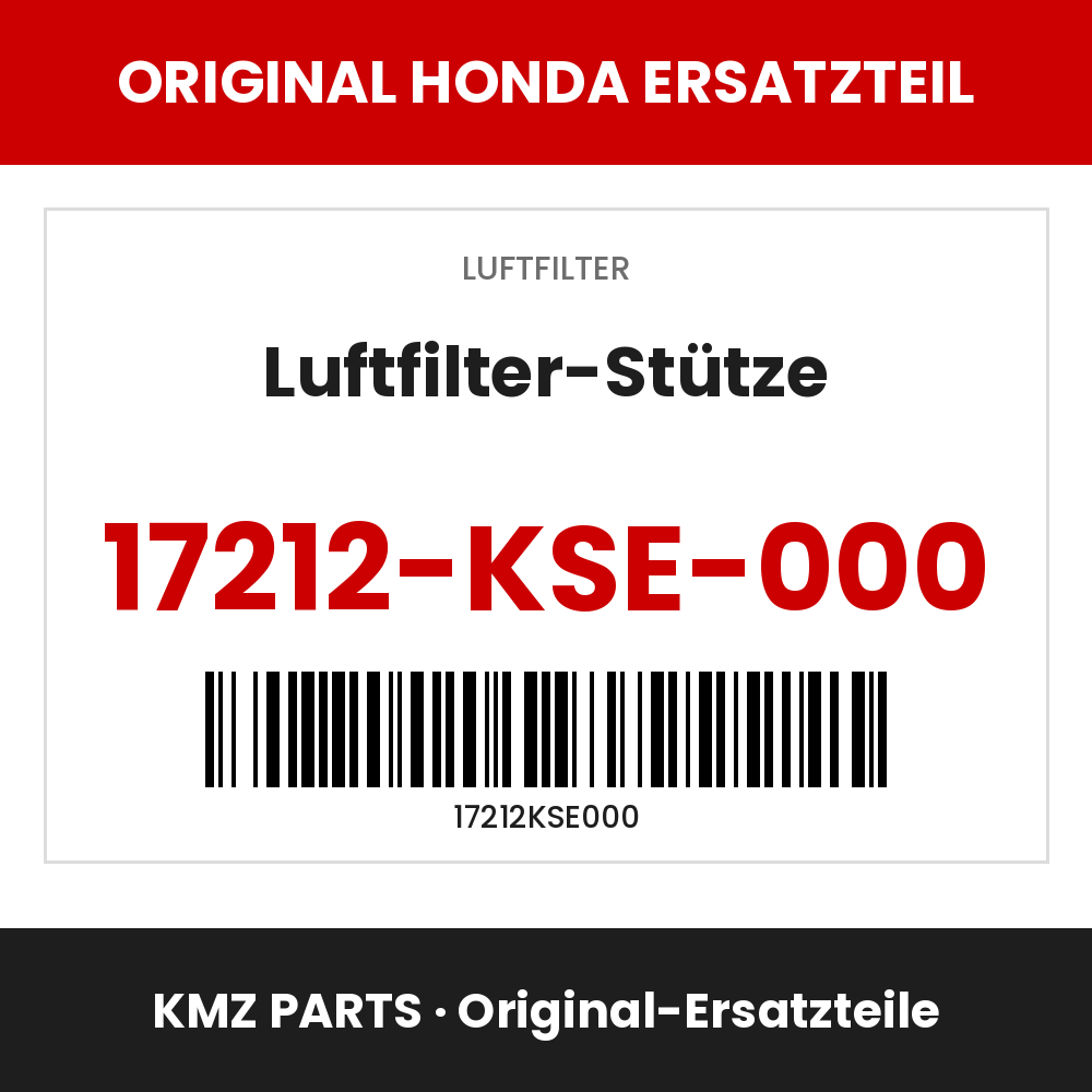 Honda Original Luftfilter-Stütze 17212-KSE-000