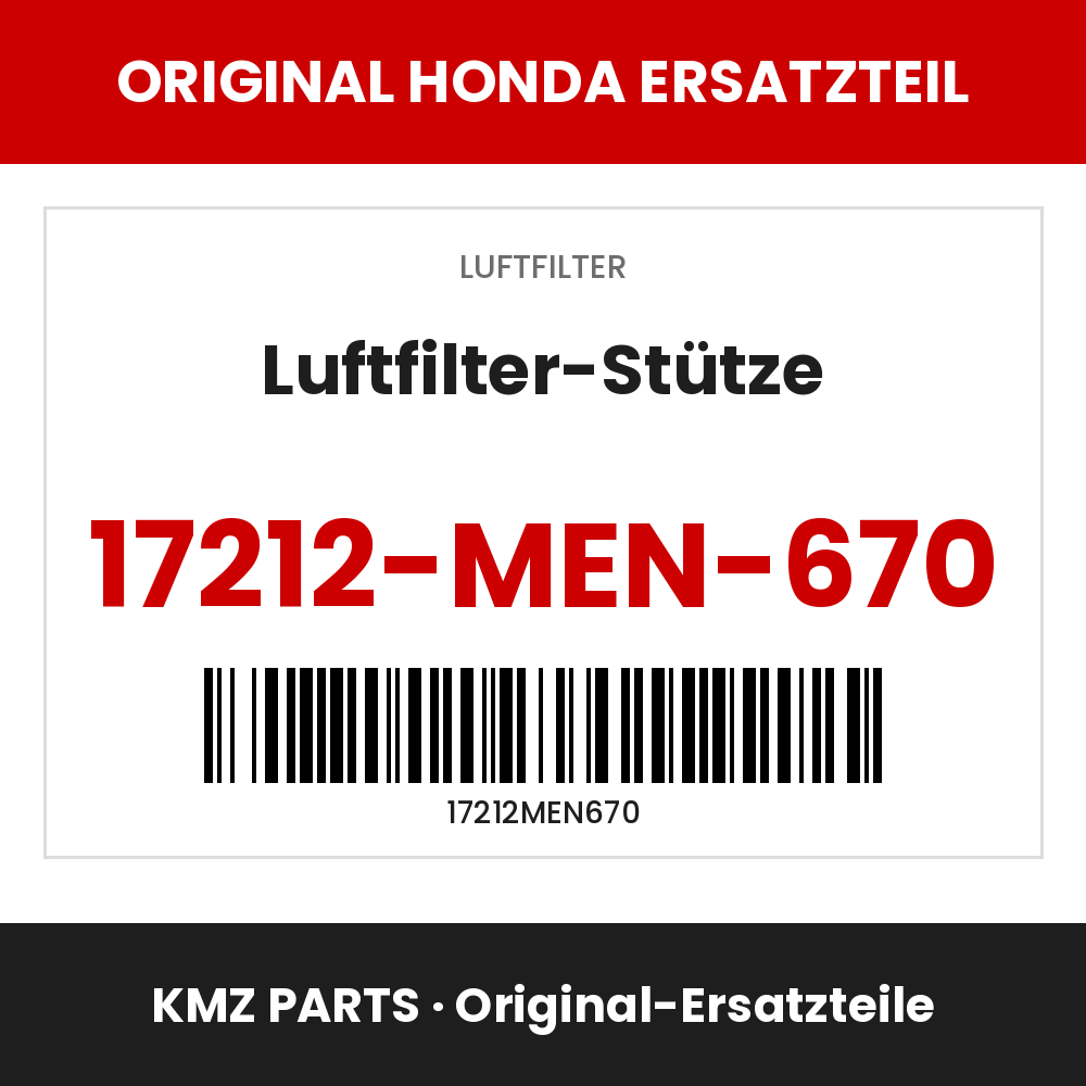 Honda Original Luftfilter-Stütze 17212-MEN-670