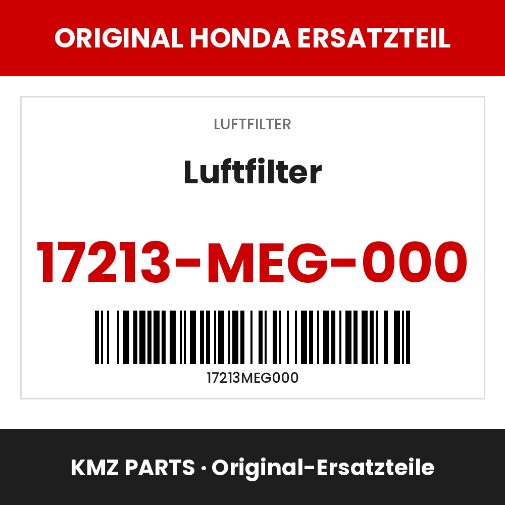 Honda Original Luftfilter 17213-MEG-000