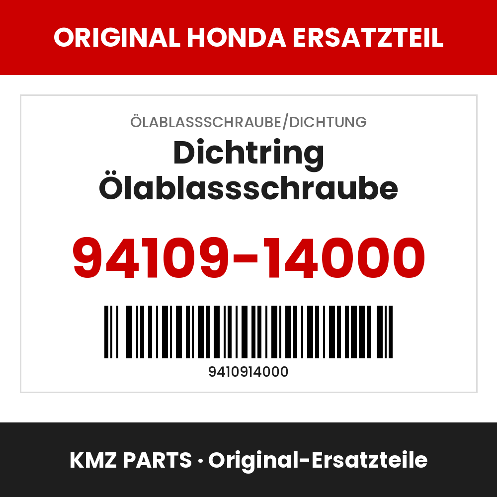 Honda Original Dichtring Ölablassschraube 94109-14000