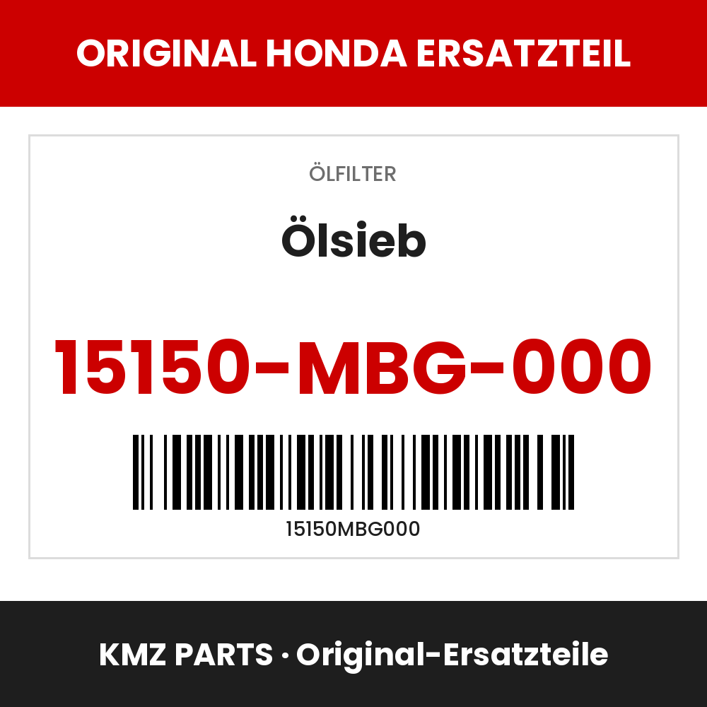Honda Original Ölsieb 15150-MBG-000