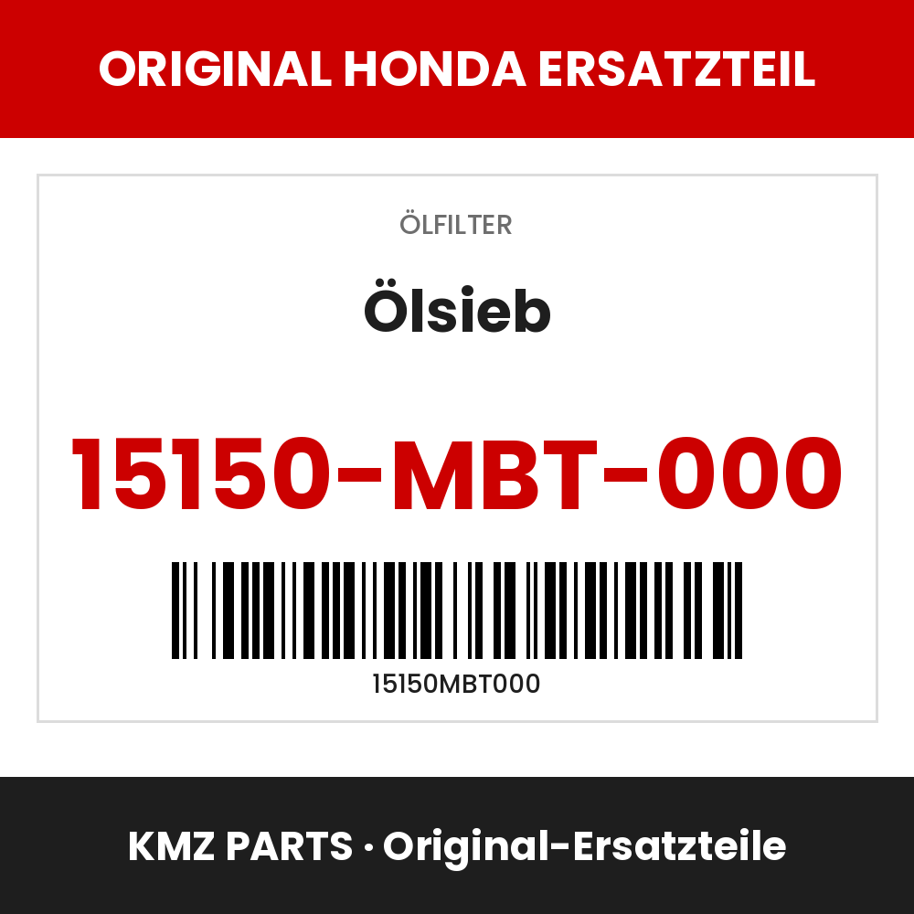 Honda Original Ölsieb 15150-MBT-000