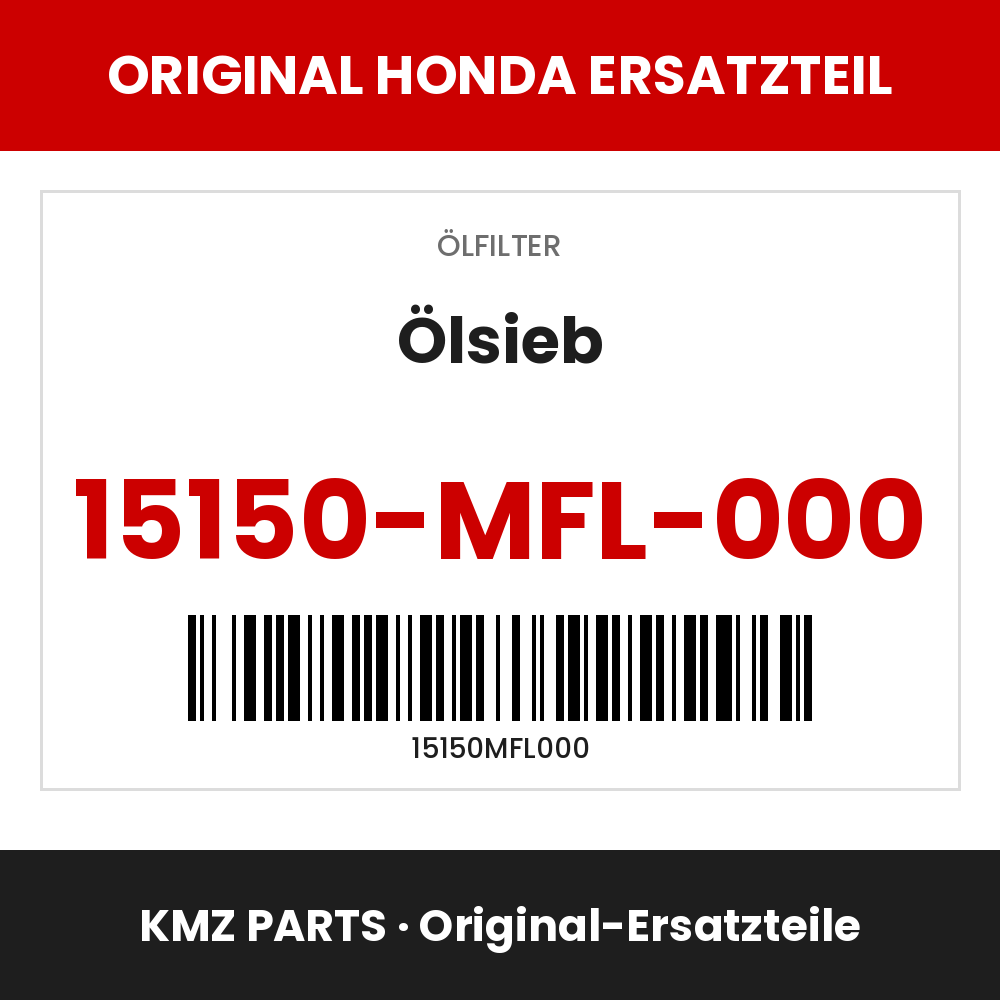 Honda Original Ölsieb 15150-MFL-000