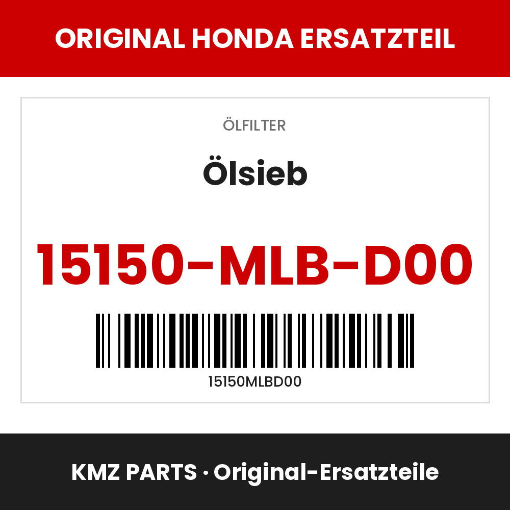 Honda Original Ölsieb 15150-MLB-D00