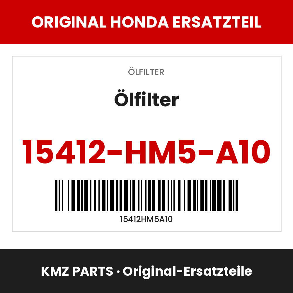 Honda Original Ölfilter 15412-HM5-A10