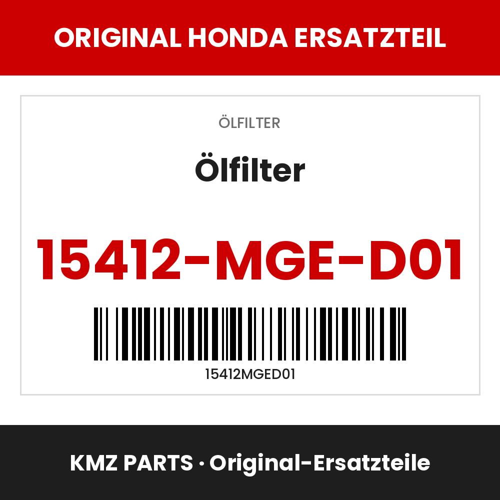 Honda Original Ölfilter 15412-MGE-D01