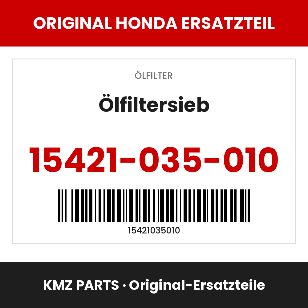 Honda Original Ölfiltersieb 15421-035-010