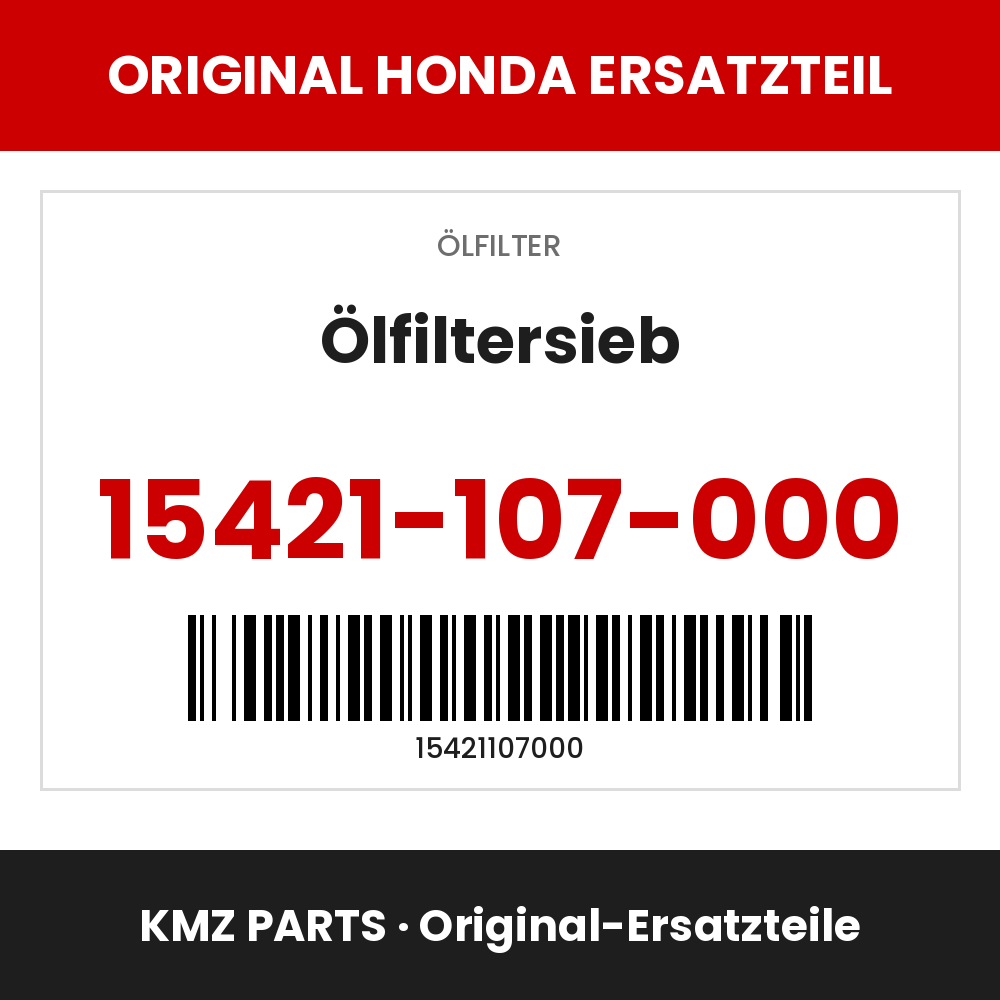 Honda Original Ölfiltersieb 15421-107-000