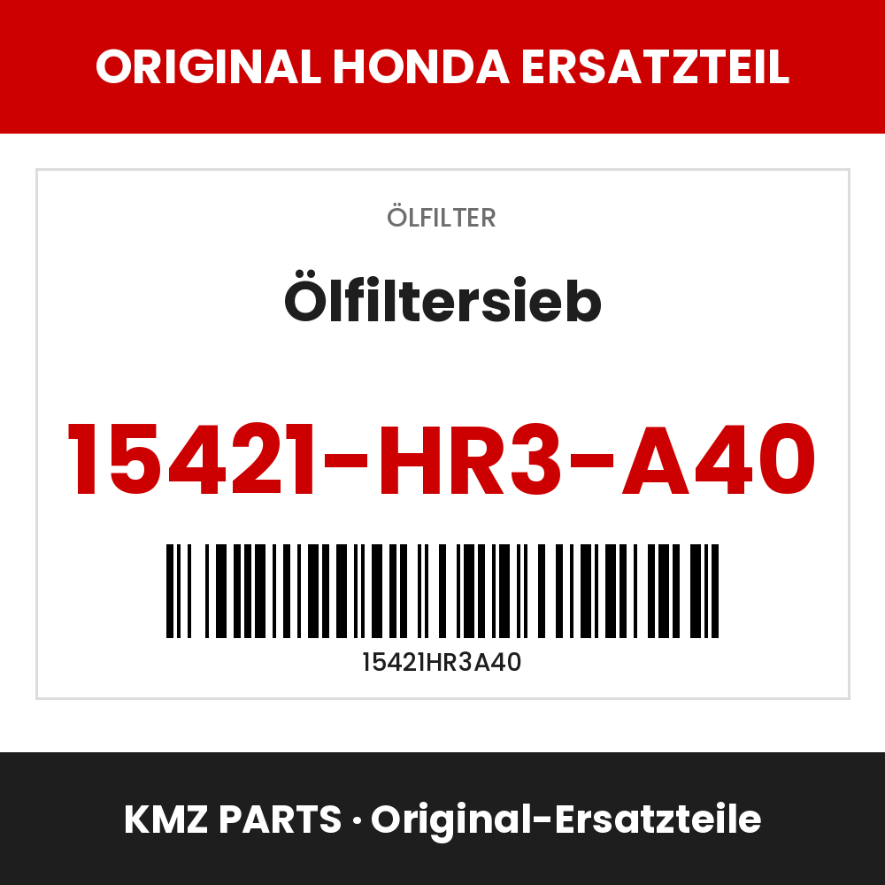 Honda Original Ölfiltersieb 15421-HR3-A40