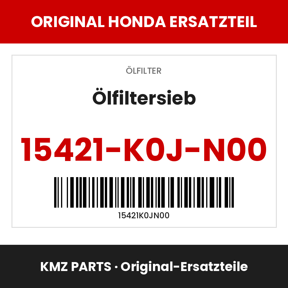 Honda Original Ölfiltersieb 15421-K0J-N00