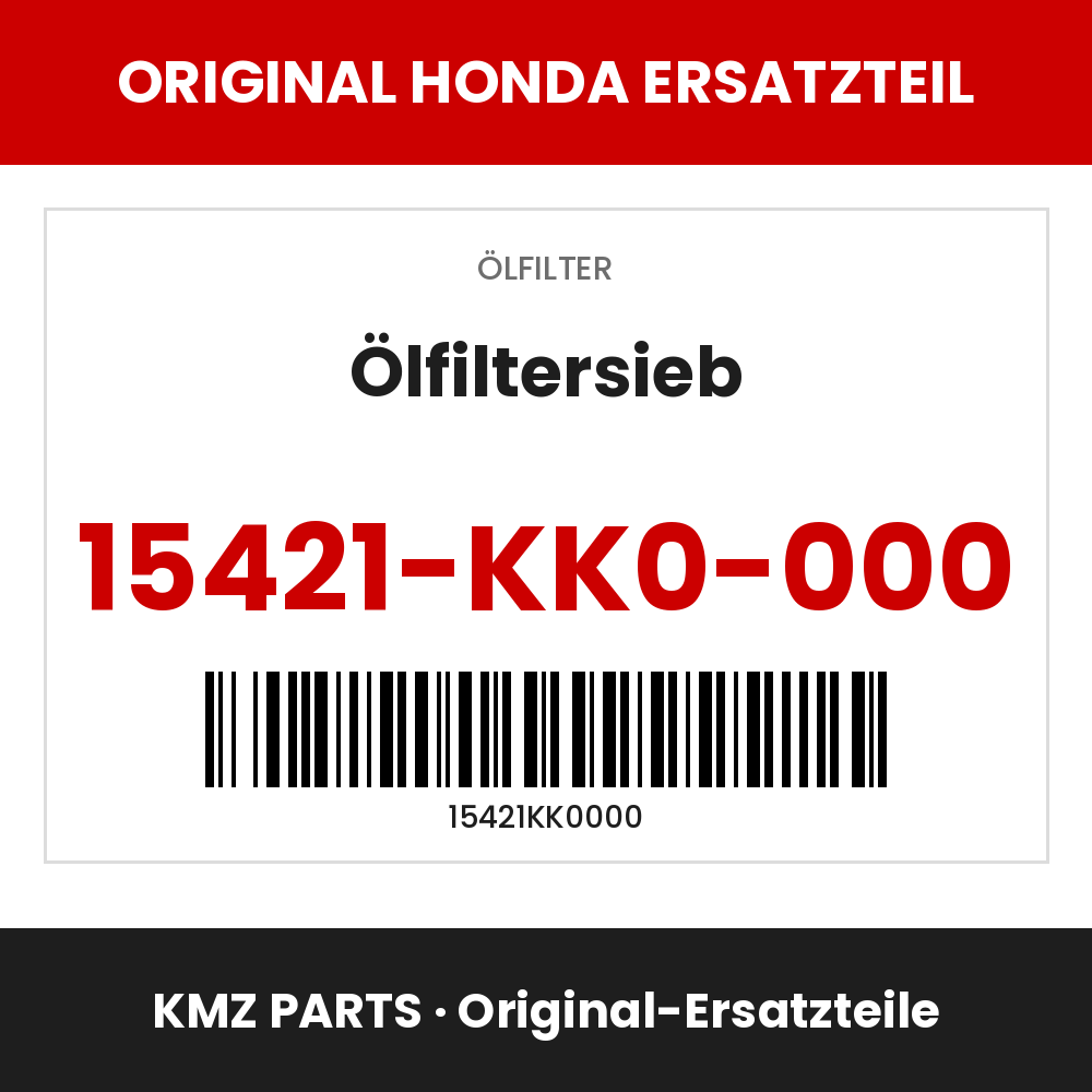 Honda Original Ölfiltersieb 15421-KK0-000