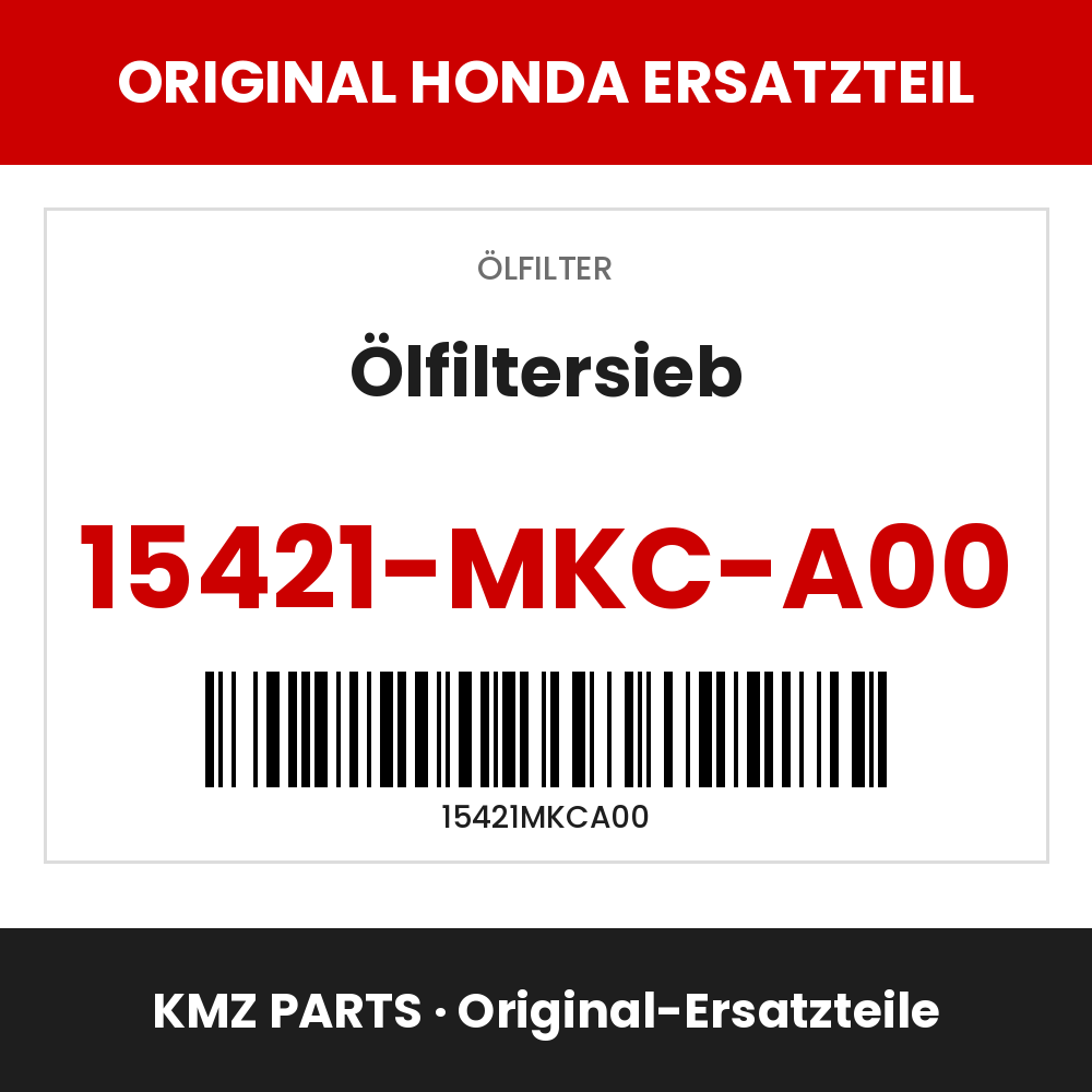 Honda Original Ölfiltersieb 15421-MKC-A00