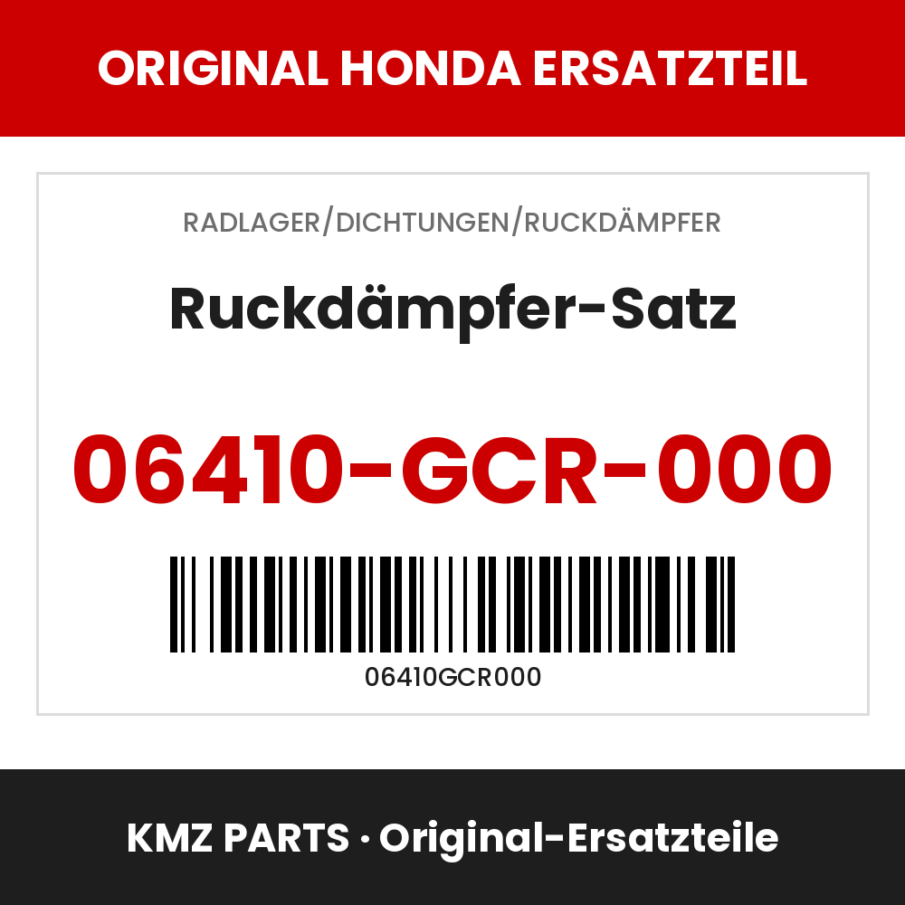 Honda Original Ruckdämpfer-Satz 06410-GCR-000