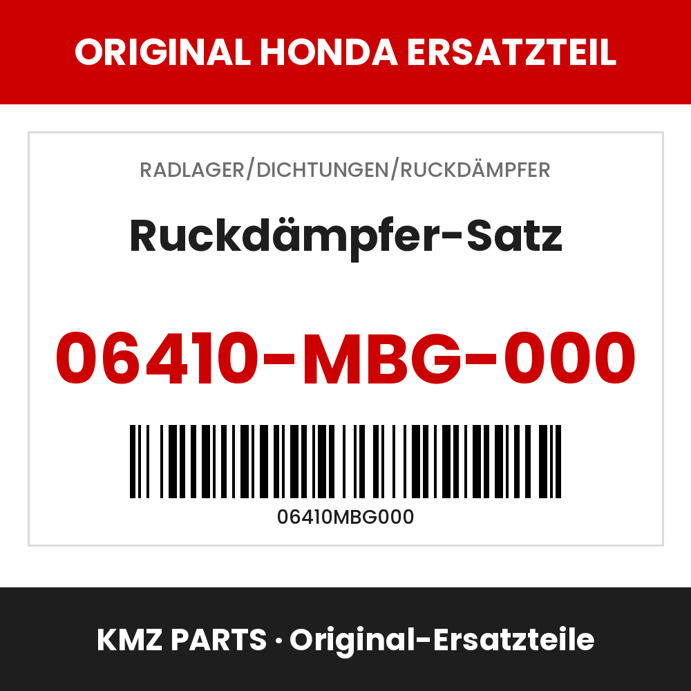 Honda Original Ruckdämpfer-Satz 06410-MBG-000