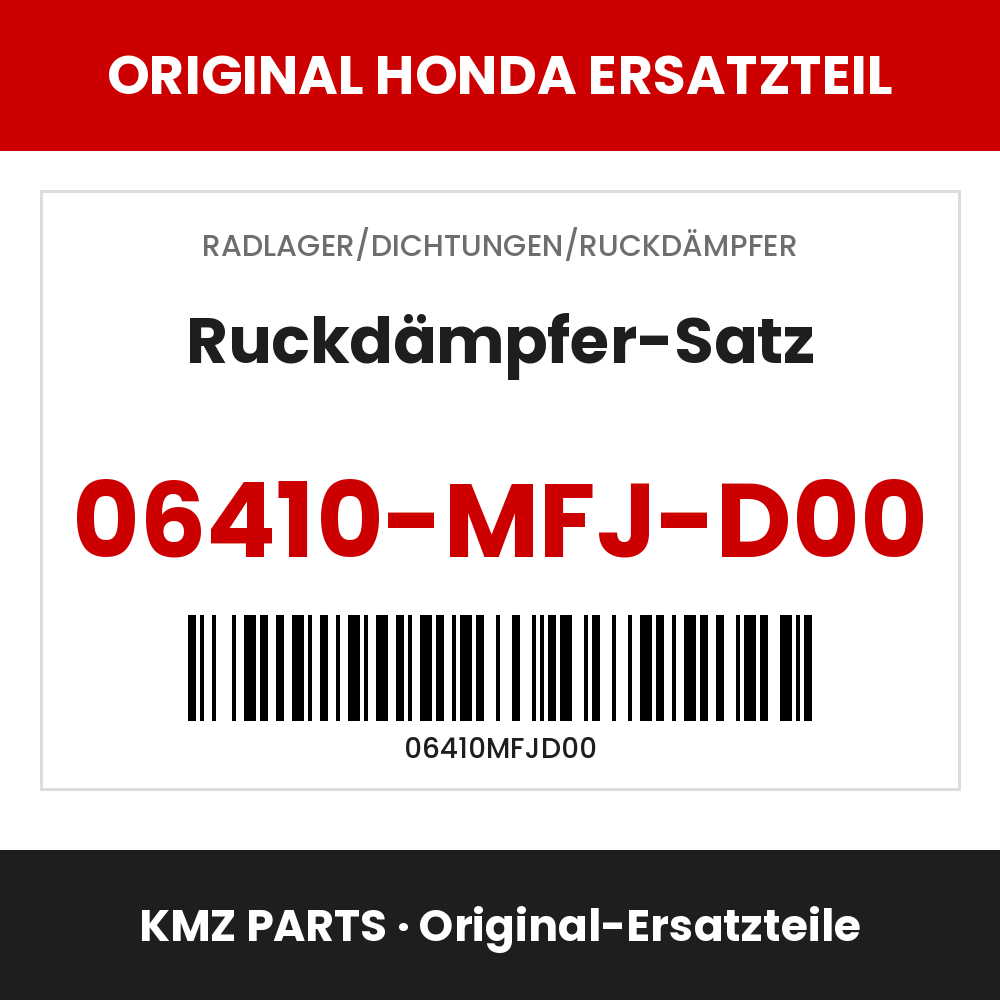 Honda Original Ruckdämpfer-Satz 06410-MFJ-D00