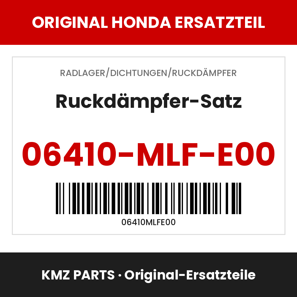 Honda Original Ruckdämpfer-Satz 06410-MLF-E00