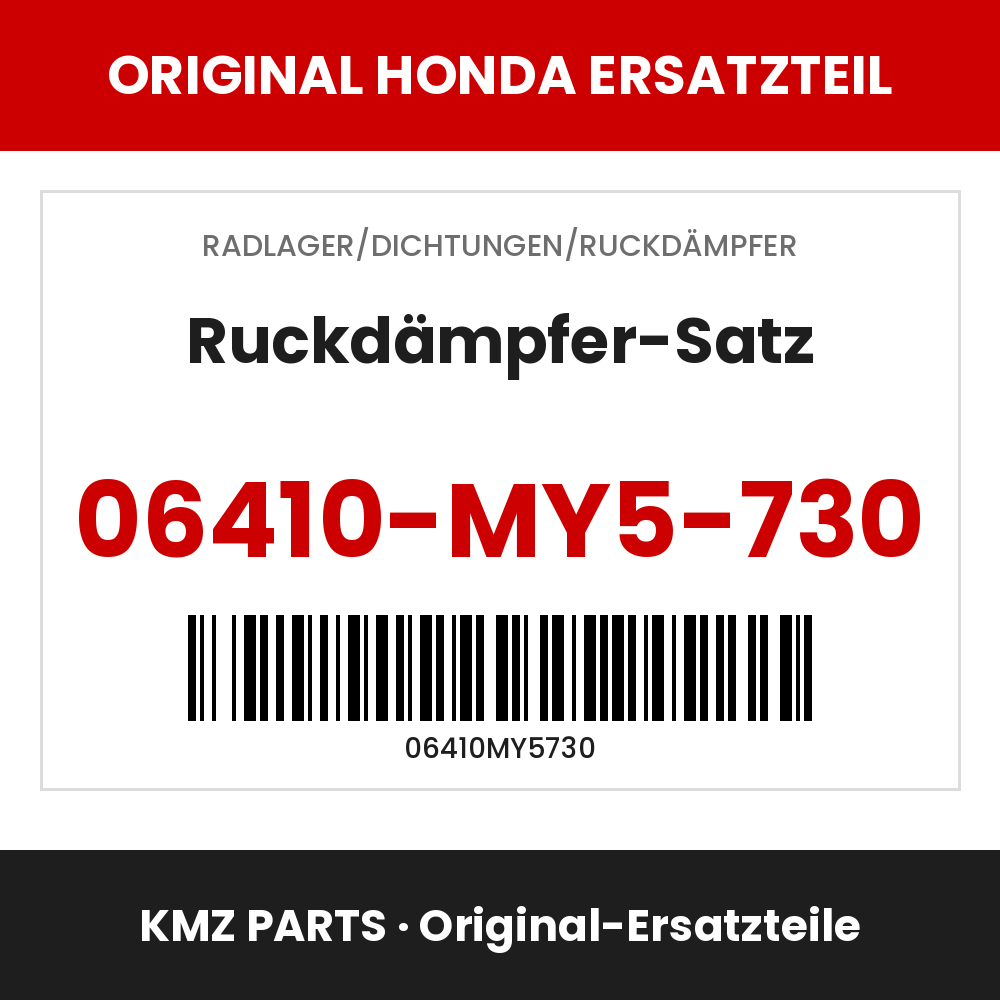 Honda Original Ruckdämpfer-Satz 06410-MY5-730