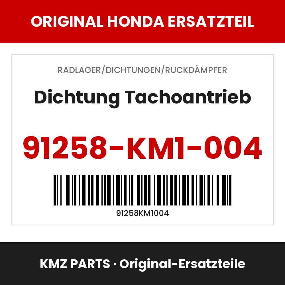 Honda Original Dichtung Tachoantrieb 91258-KM1-004