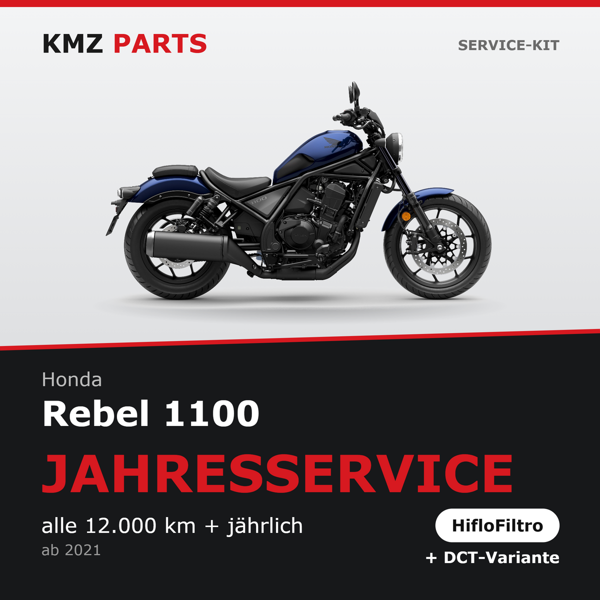 Honda Rebel 1100 Service-Kit – Jahresservice