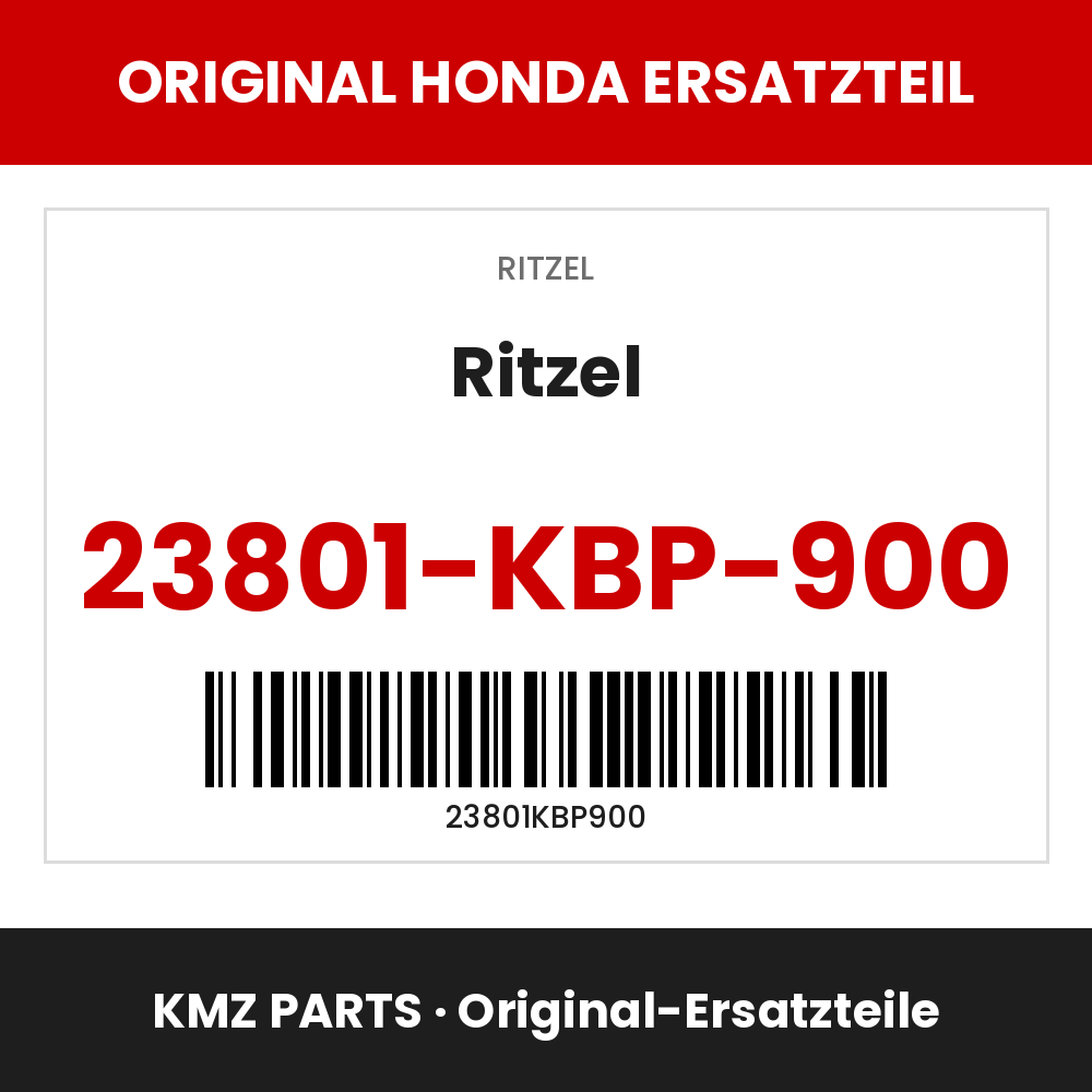 Honda Original Ritzel 23801-KBP-900