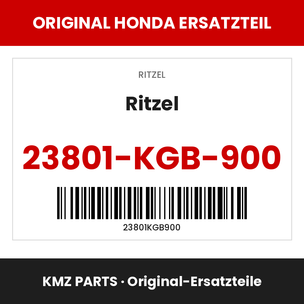 Honda Original Ritzel 23801-KGB-900