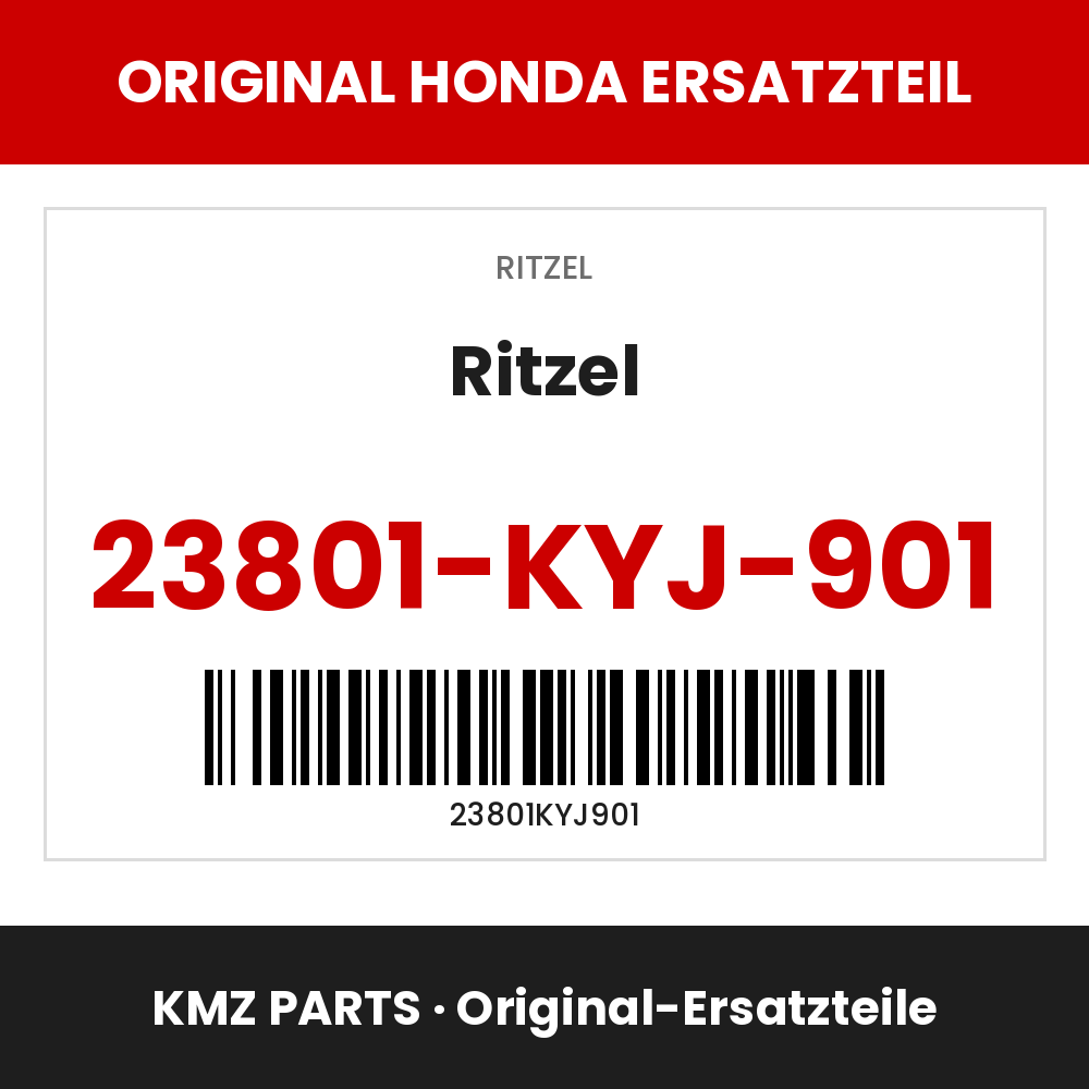 Honda Original Ritzel 23801-KYJ-901