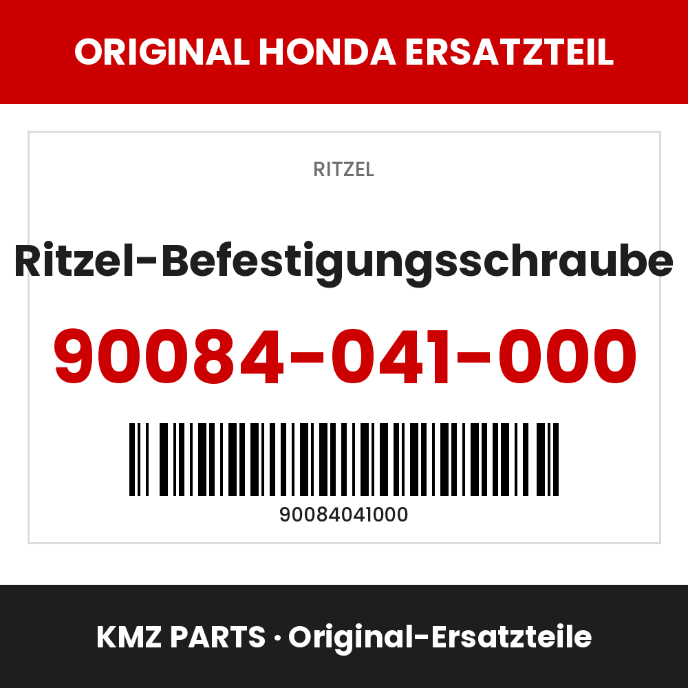 Honda Original Ritzel-Befestigungsschraube 90084-041-000