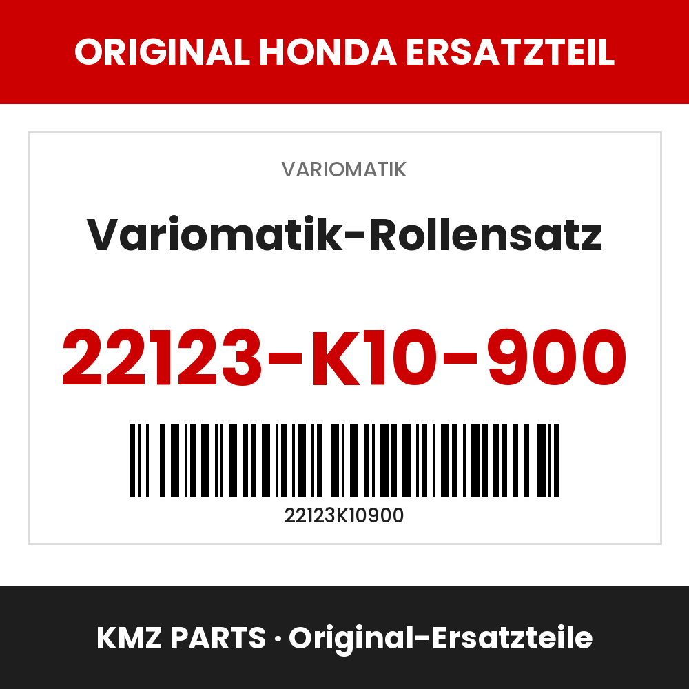 Honda Original Variomatik-Rollensatz 22123-K10-900