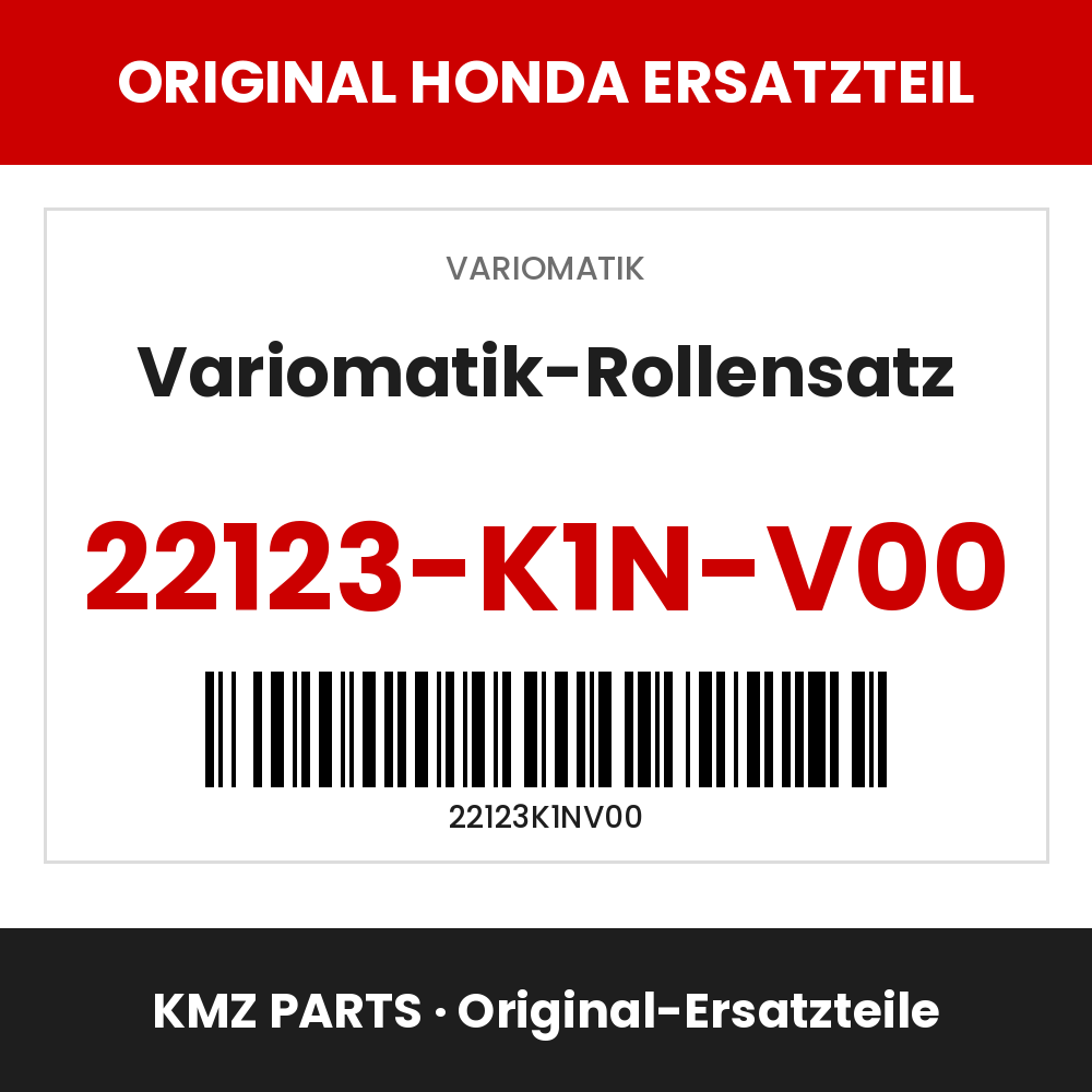 Honda Original Variomatik-Rollensatz 22123-K1N-V00