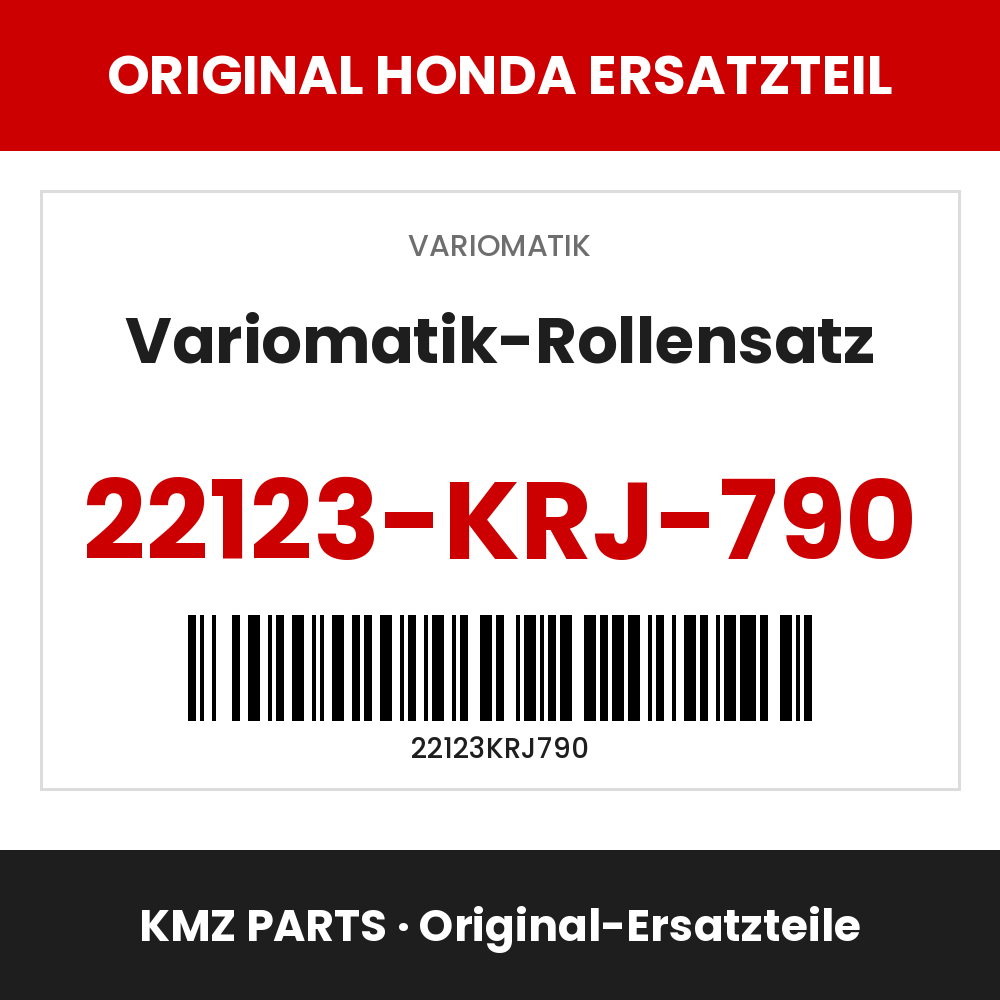 Honda Original Variomatik-Rollensatz 22123-KRJ-790