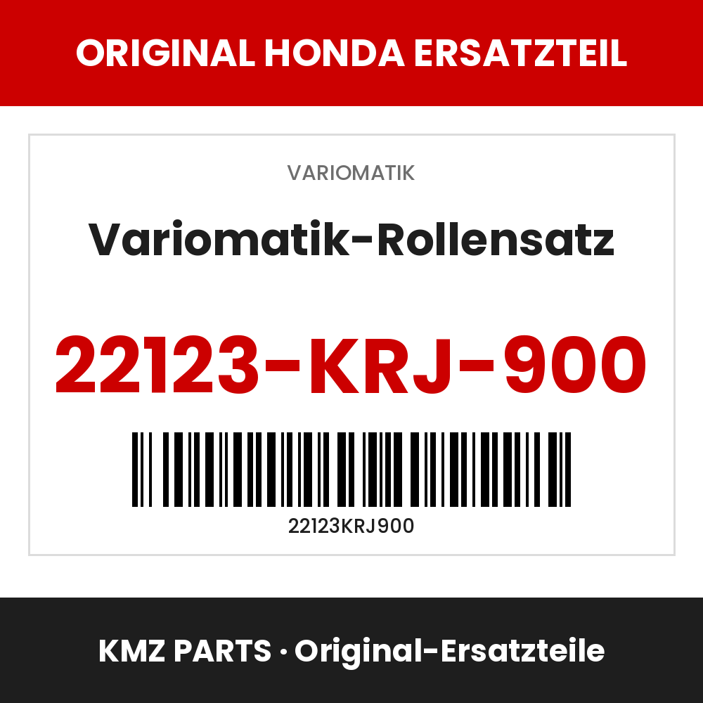 Honda Original Variomatik-Rollensatz 22123-KRJ-900