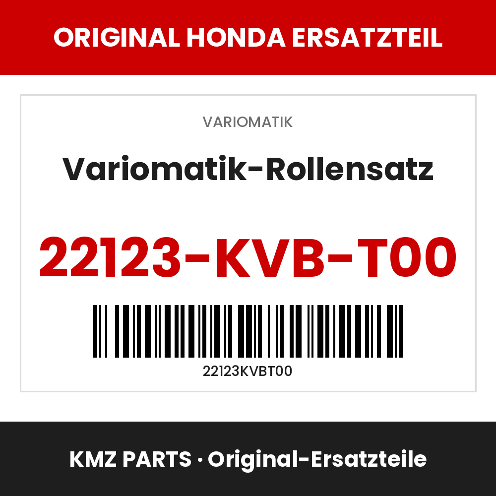 Honda Original Variomatik-Rollensatz 22123-KVB-T00