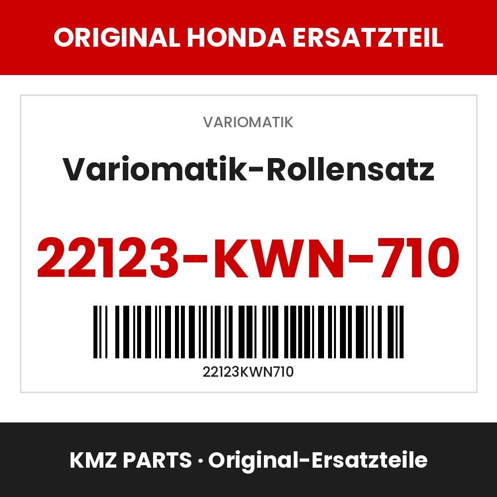 Honda Original Variomatik-Rollensatz 22123-KWN-710
