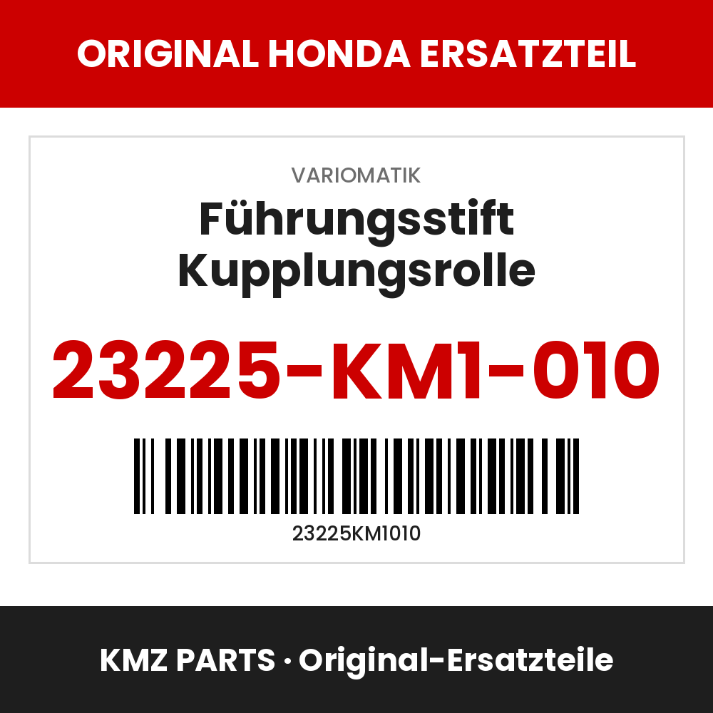 Honda Original Führungsstift Kupplungsrolle 23225-KM1-010