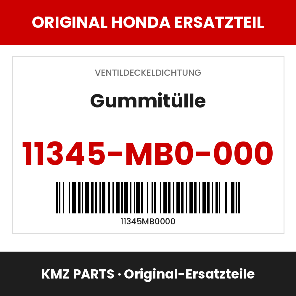 Honda Original Gummitülle 11345-MB0-000