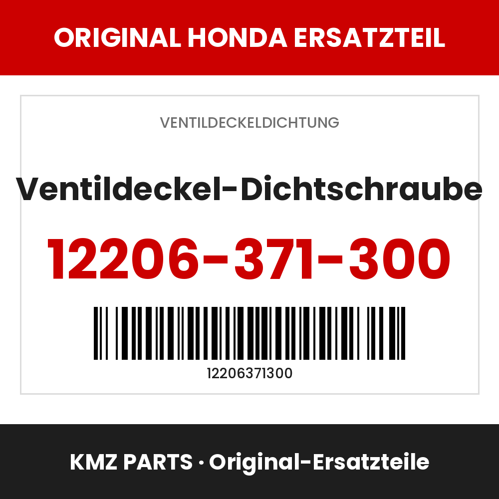 Honda Original Ventildeckel-Dichtschraube 12206-371-300