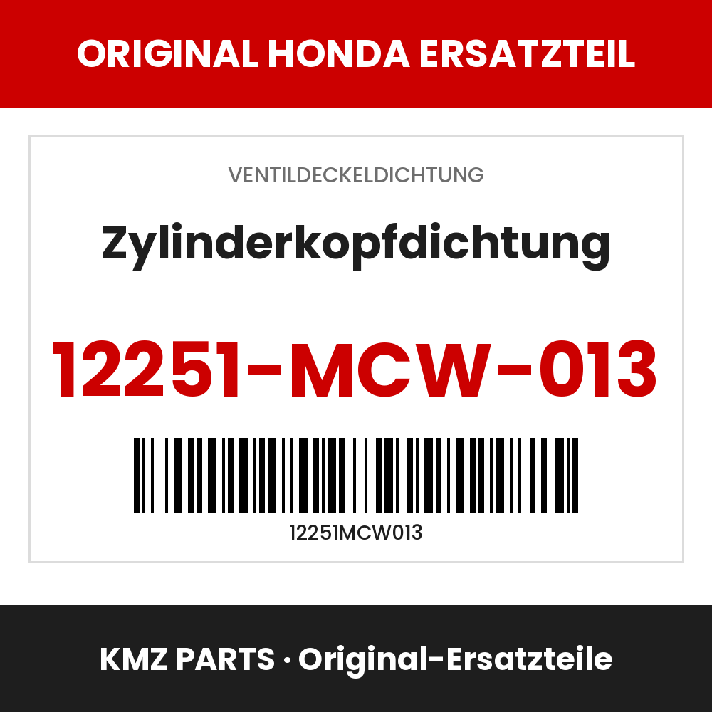 Honda Original Zylinderkopfdichtung 12251-MCW-013