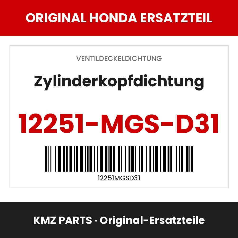 Honda Original Zylinderkopfdichtung 12251-MGS-D31