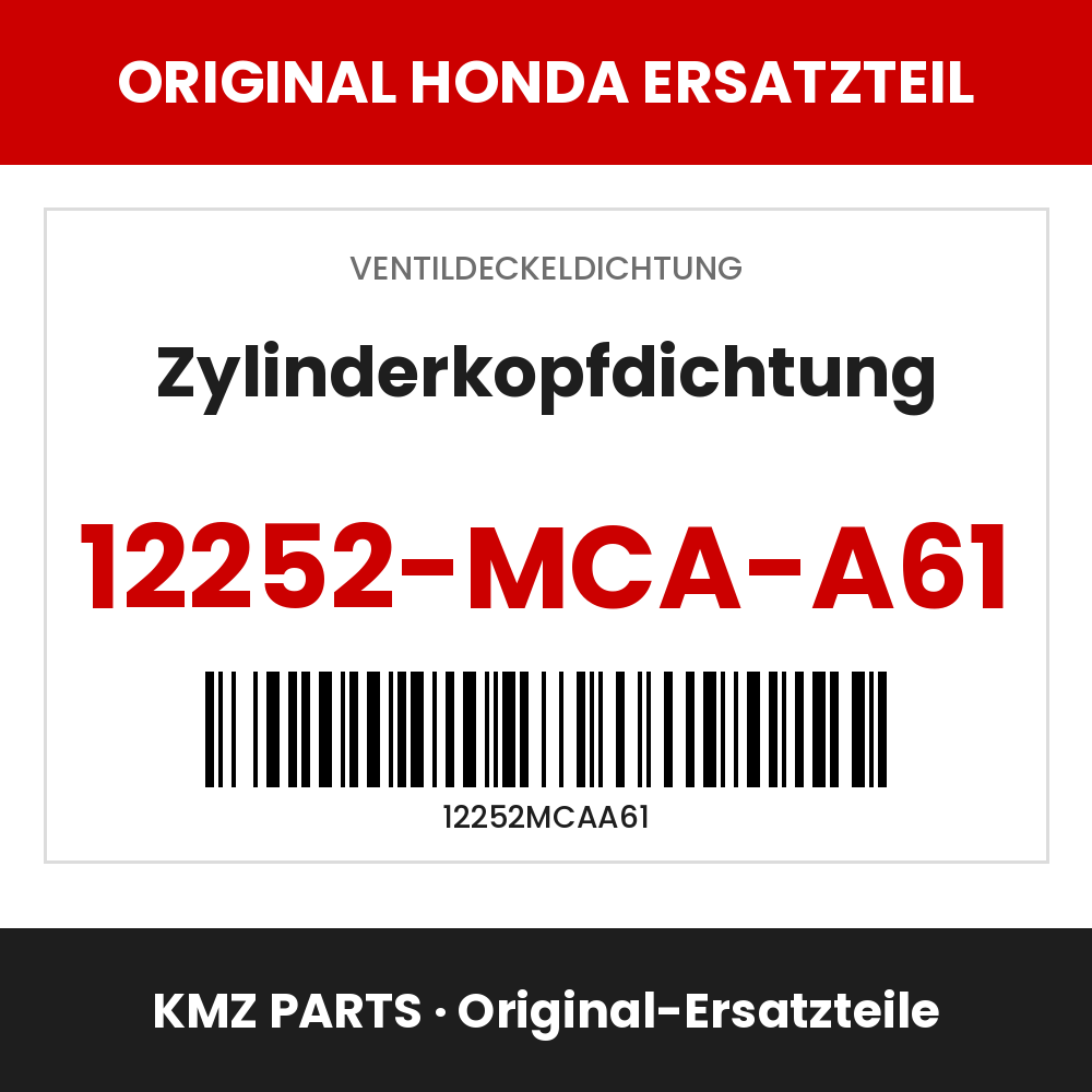 Honda Original Zylinderkopfdichtung 12252-MCA-A61