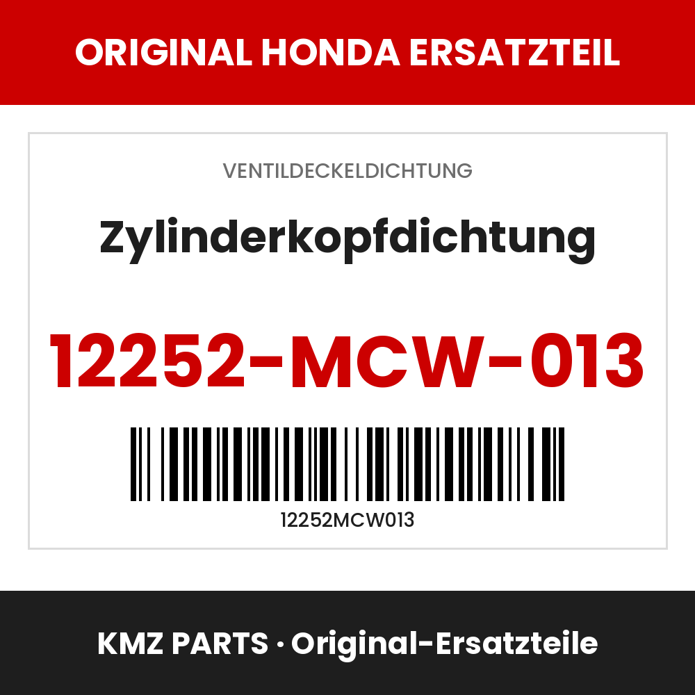 Honda Original Zylinderkopfdichtung 12252-MCW-013