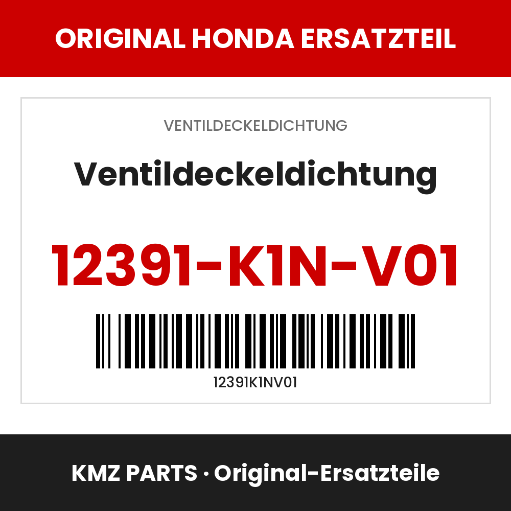 Honda Original Ventildeckeldichtung 12391-K1N-V01