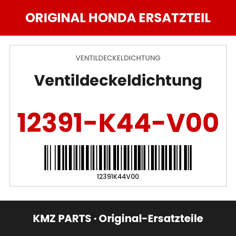 Honda Original Ventildeckeldichtung 12391-K44-V00