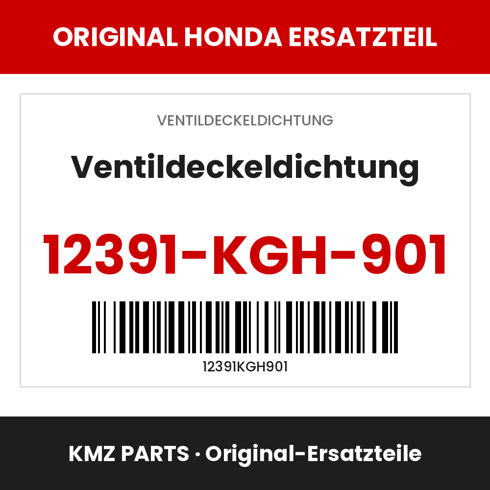 Honda Original Ventildeckeldichtung 12391-KGH-901