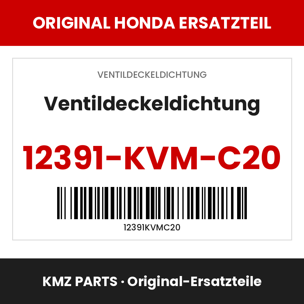 Honda Original Ventildeckeldichtung 12391-KVM-C20