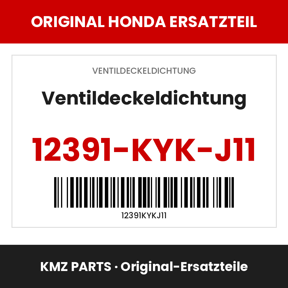 Honda Original Ventildeckeldichtung 12391-KYK-J11